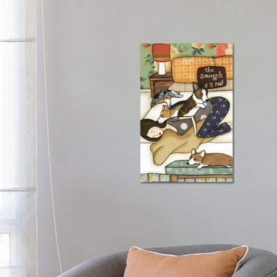 Snuggle is Real 1 Piece Wall Art on Canvas