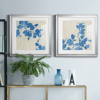 «Falling Leaves I», ensemble de 2 reproductions d'art sur toile