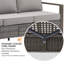 Allcot Patio Outdoor PE Wicker Sofa With Cushions-519980006-497629377