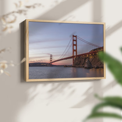 Golden Gate Span -Framed Print - Restickable