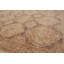 Tapis de bois one-of-kind à la main noué la 2010 ushak brun 8 pi x 10 pi Yeghia