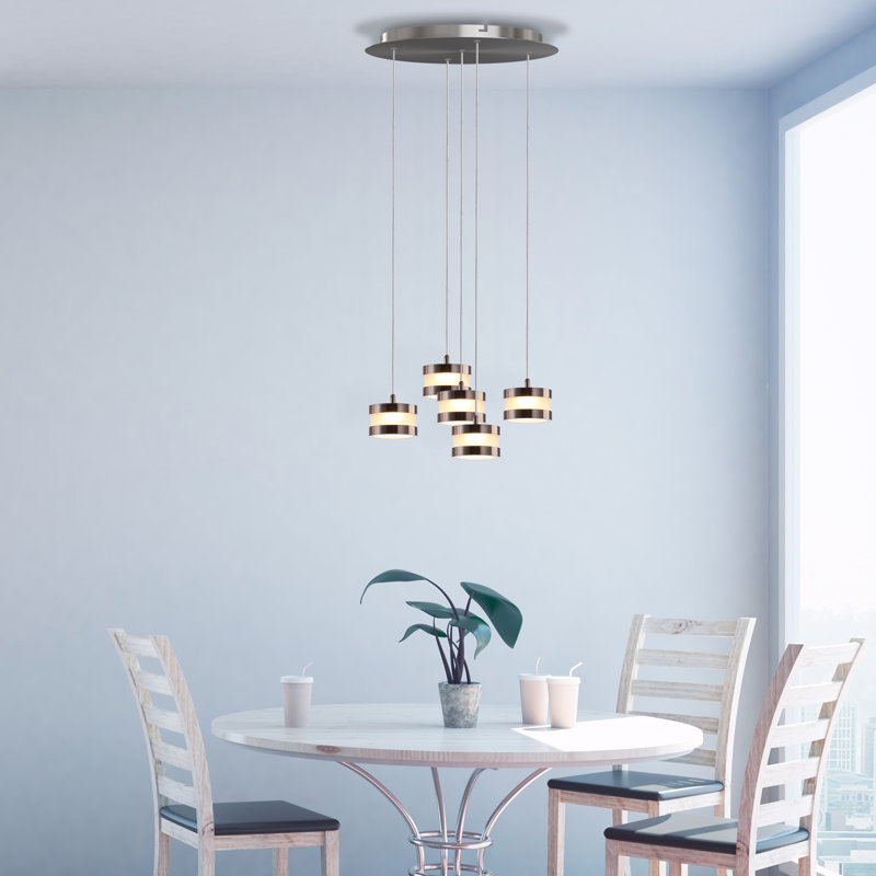 Karter 5 - Light Cluster Pendant, Nickel