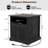 24" Modern Farmhouse Nightstand & End Table With 2-In-1 Built-In Charging Station & Double-Door Storage（Set Of 2）-604870574-611736443