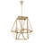 Zico 4-E26 Light 19.69 inch Oversize Gold Finished Modern Farmhouse Dimmable Pendant Light Fixture