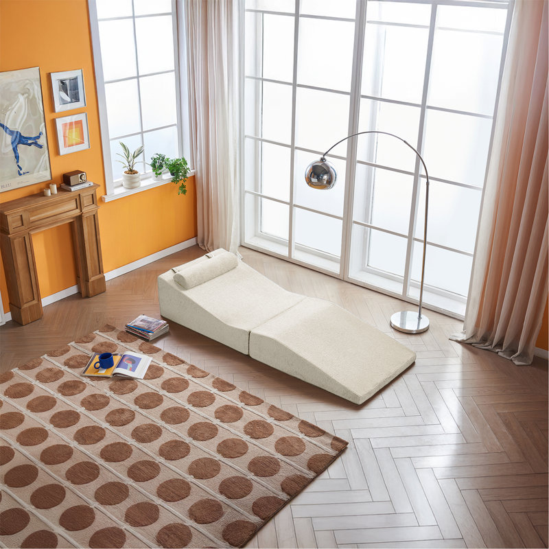 Canapé en éponge haute densité Pure - Chaise longue Tatami pliable et portable, canapé-lit multifonctionnel pour le salon et la chambre à coucher, sans assemblage, écologique, plusieurs couleurs