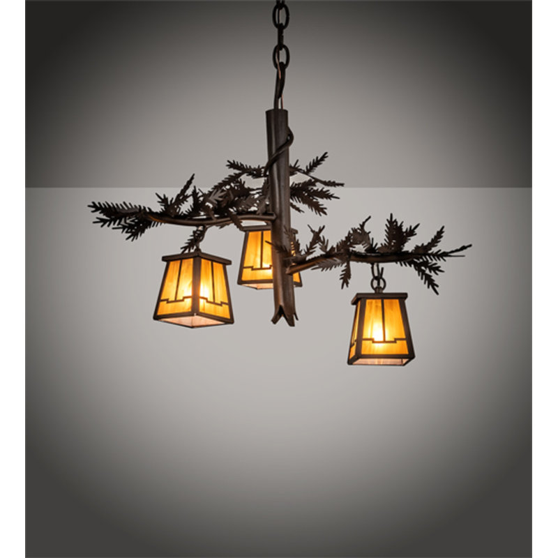 Pine Branch 3 - Light Chandelier