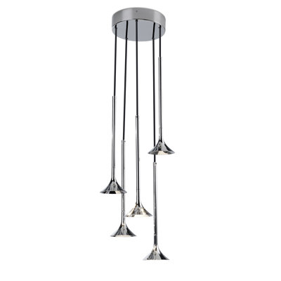 Nerissa 5 - Light LED Cluster Pendant