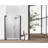 46.5" W x 72" H Pivot Frameless Shower Door-85752673