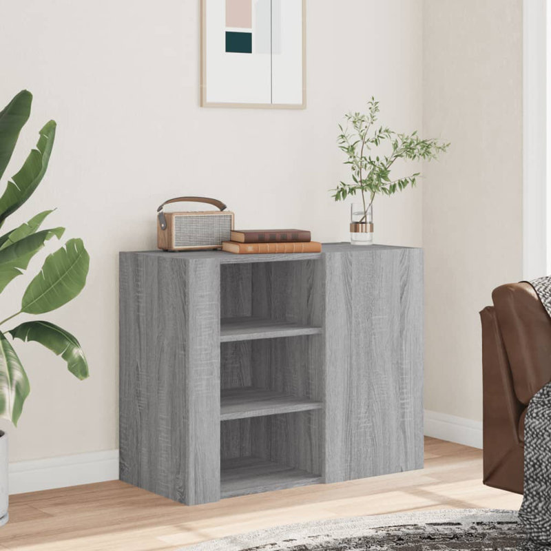 Antoninette Floating Shelf, Grey Sonoma