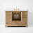 Varna 48 " W Freestanding Standard 1 Single Vanity Bathroom Vanity With Carrara Marble Top-1144216681-1144377352
