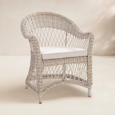 Cascade 26'' Rattan Outdoor Dining Armchair