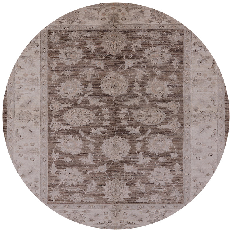 Tapis brun Imasdun, Rond 7 pi