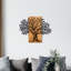 Decorative Wooden Wall Accessory, 100% Metal Frame & 100% Wooden Base (Thickness: 5 cm), For Home Decor & Modern Aesthetics