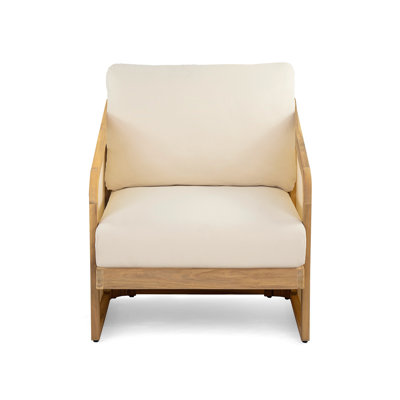 Royal Wood PVC-coated polyester Club Chair