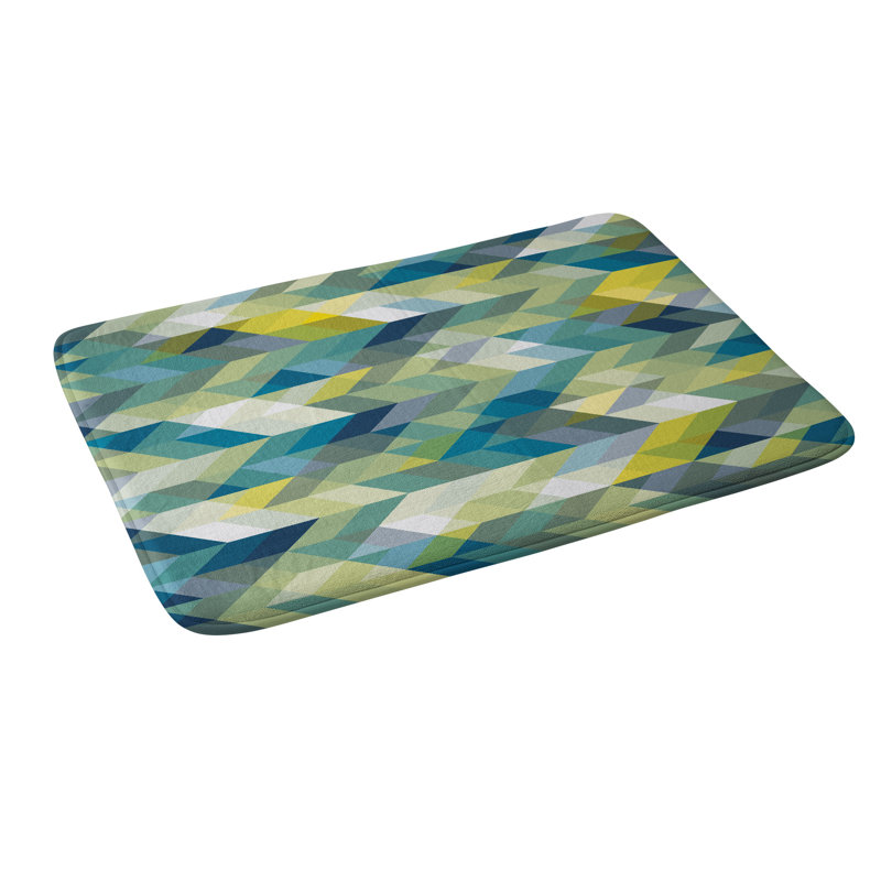 Tapis pour salle de bain en mousse à mémoire de forme gabi