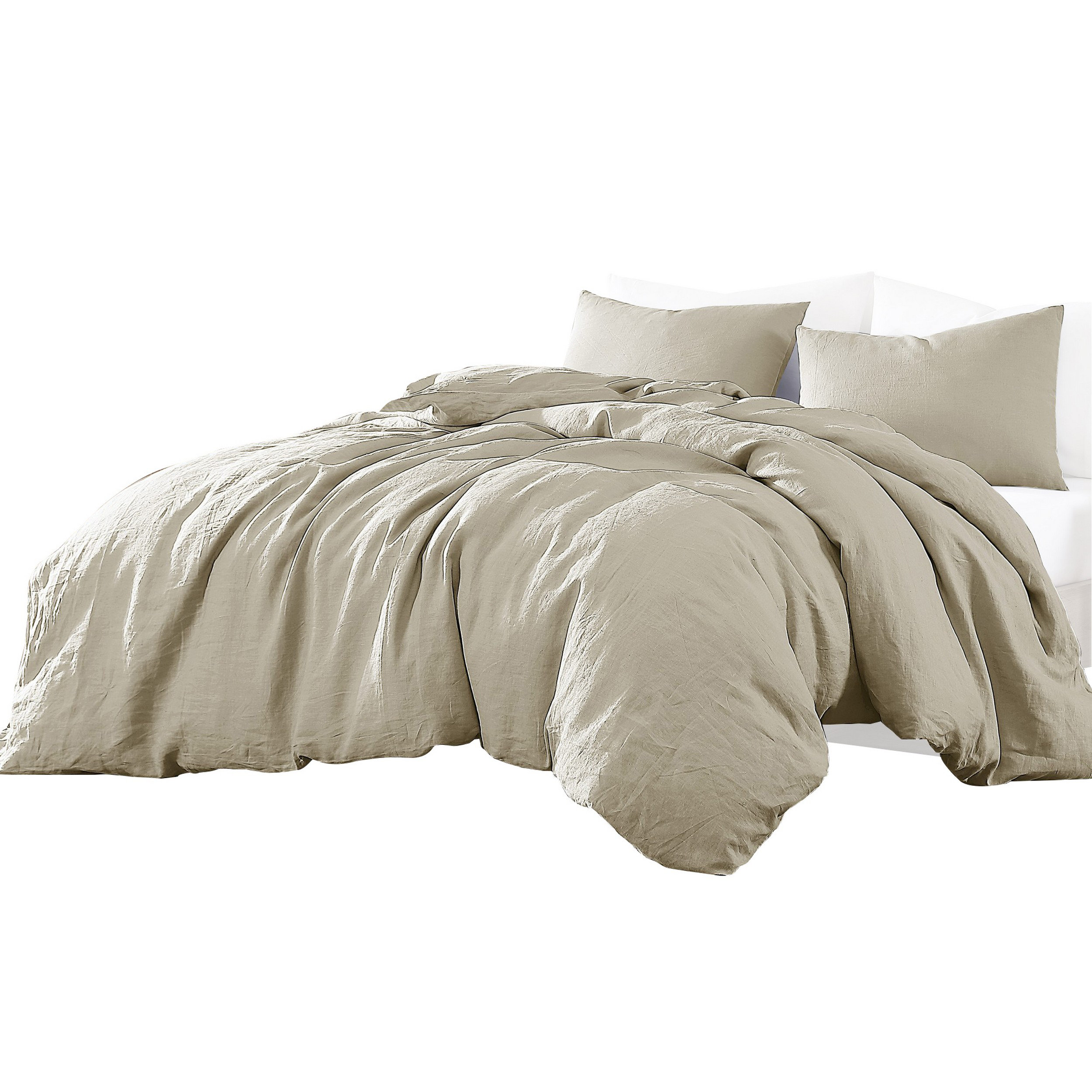 Benjara Microfiber 4 Piece Duvet Cover & Insert Set | Wayfair