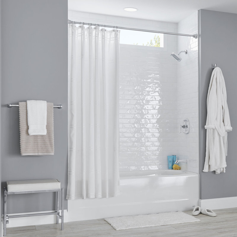 Princeton 60'' x 34'' Soaking Americast Bathtub, White, Right