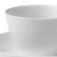 Royal Copenhagen White Fluted Teacup & Saucer