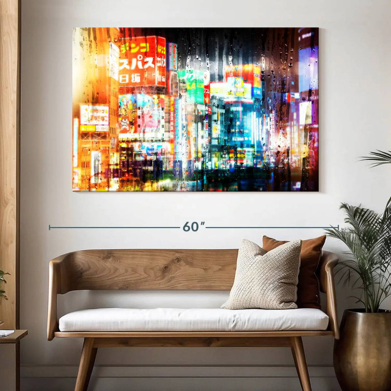 Ravi Behind The Window - Shinjuku, 34" H x 51" W