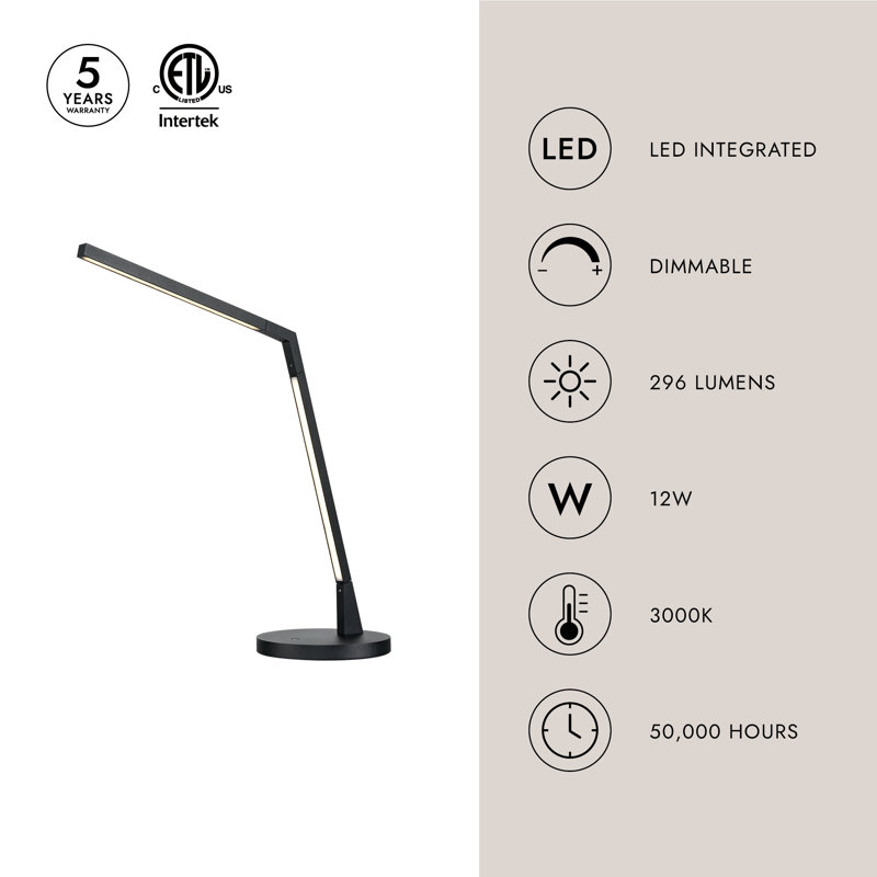 Miter LED Desk Table Lamp