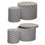Grand repose-pieds 17,35 po avec rangement et 1 chevron