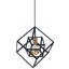 Ketron 1 - Light Black Geometric Pendant