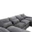 Grand canapé modulaire en U en chenille-232249527
