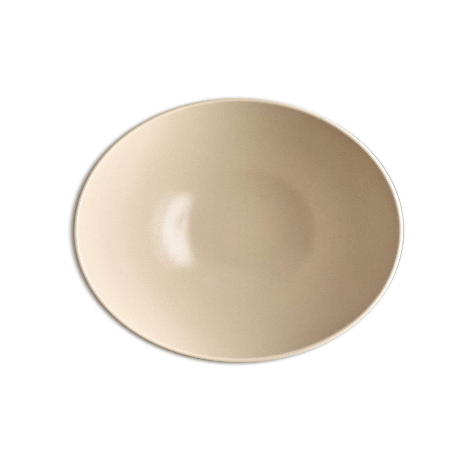 Ceramic Serving Bowl, Beige