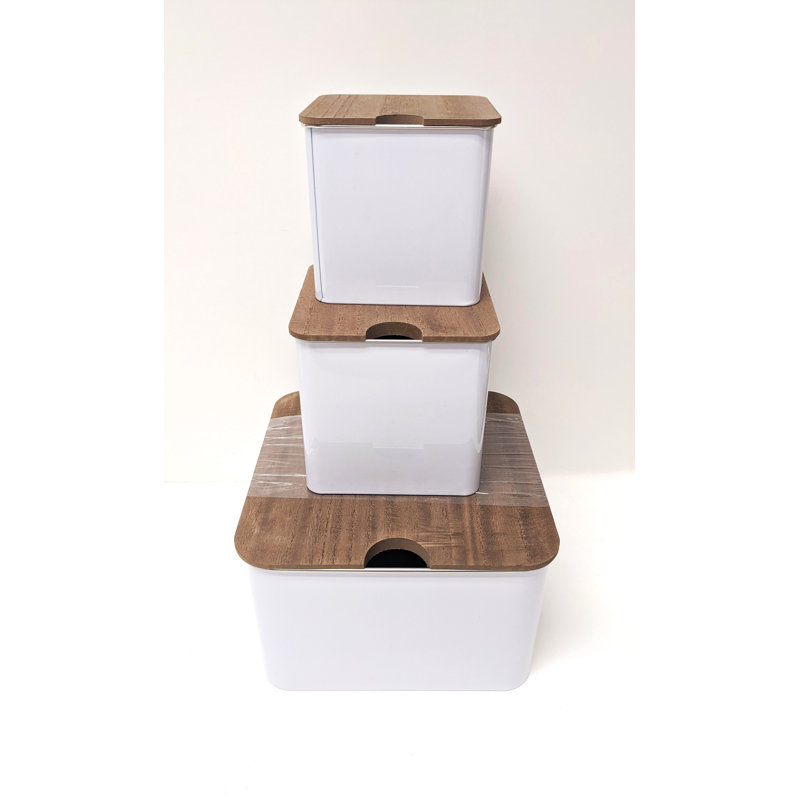 Boîtes de rangement en métal