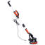 Ponceuse à cloison sèche électrique 780W avec fixation pour aspirateur et lumière DEL, noir / rouge