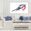 Aquarelle d'oiseau - reproduction sur toile tendue-29334391