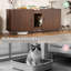 Enceinte double 55 "pour 2 chats-1314576276