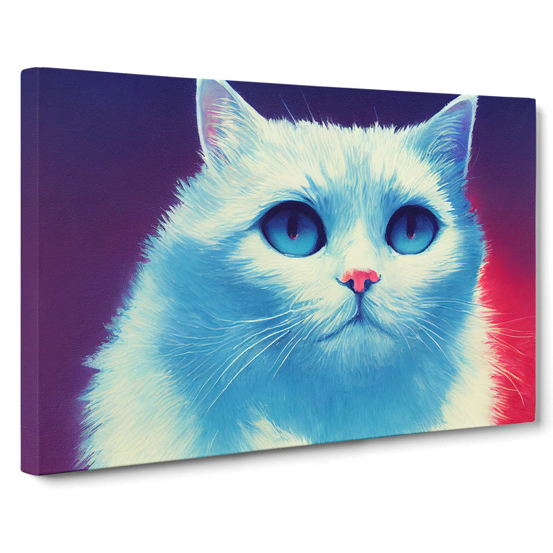 Unique Cat - Wrapped Canvas, 40cm H x 60cm W x 3cm D