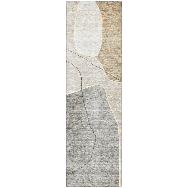 Premium Machine Washable Prisco Beige Rug