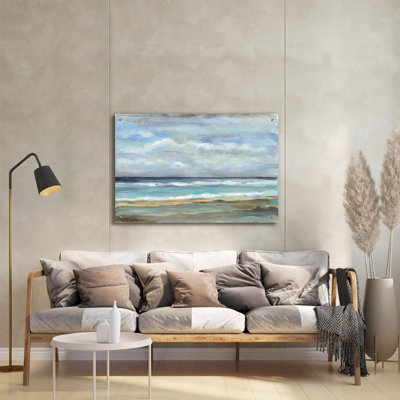  «Seashore» par Silvia Vassileva, art mural en verre acrylique