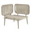 Fauteuil club d'extérieur moderne