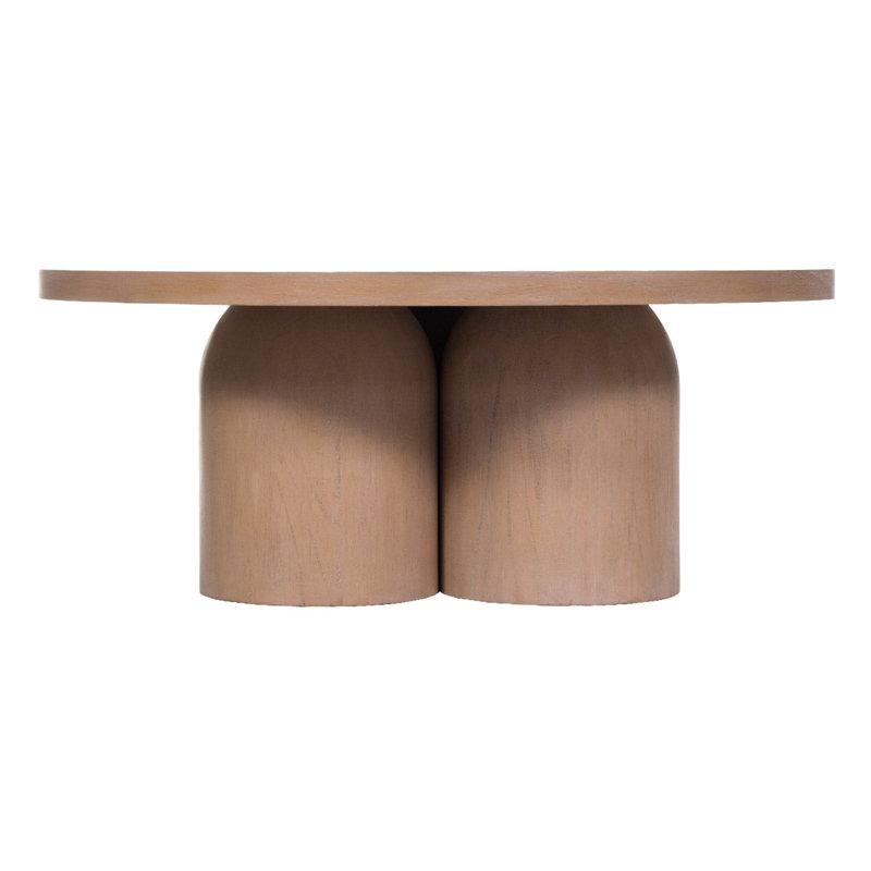 Solid Wood Cocktail Table, Brown