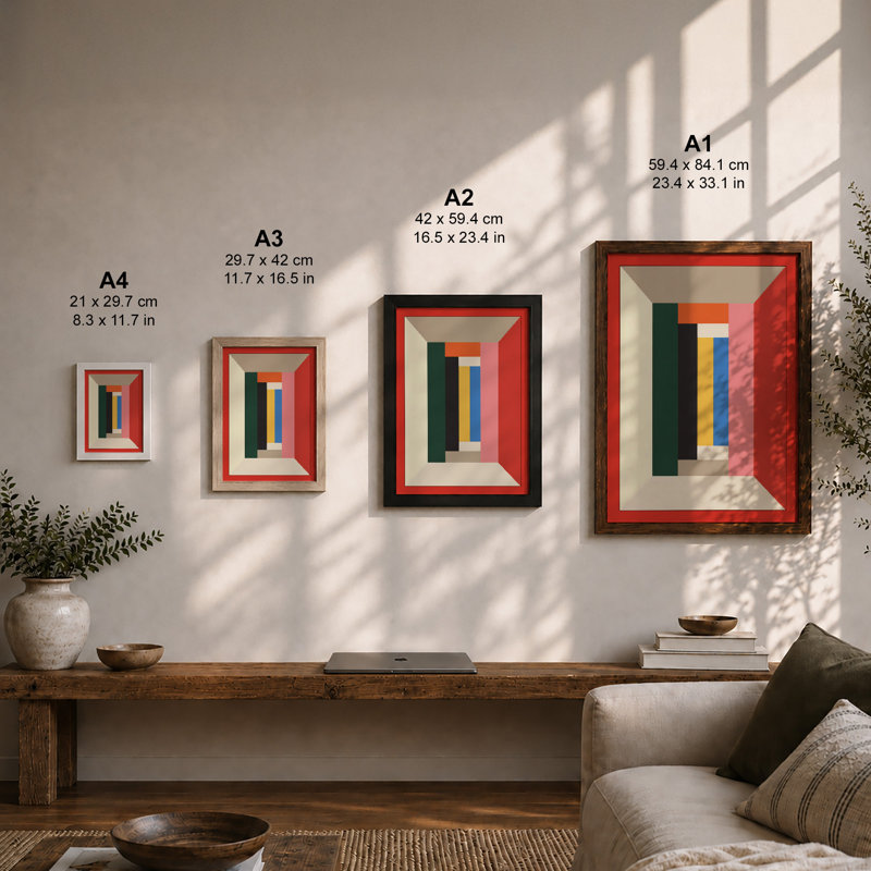 Constructivist Forms Geometric - Print, Unframed, A1 - 84.1 x 59.4 cm