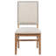 Chaise d'appoint de salle à manger rembourrée Carlos (ensemble de 2)