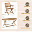 Rane 6 - Person Wood Patio Dining Set with Oval Table
