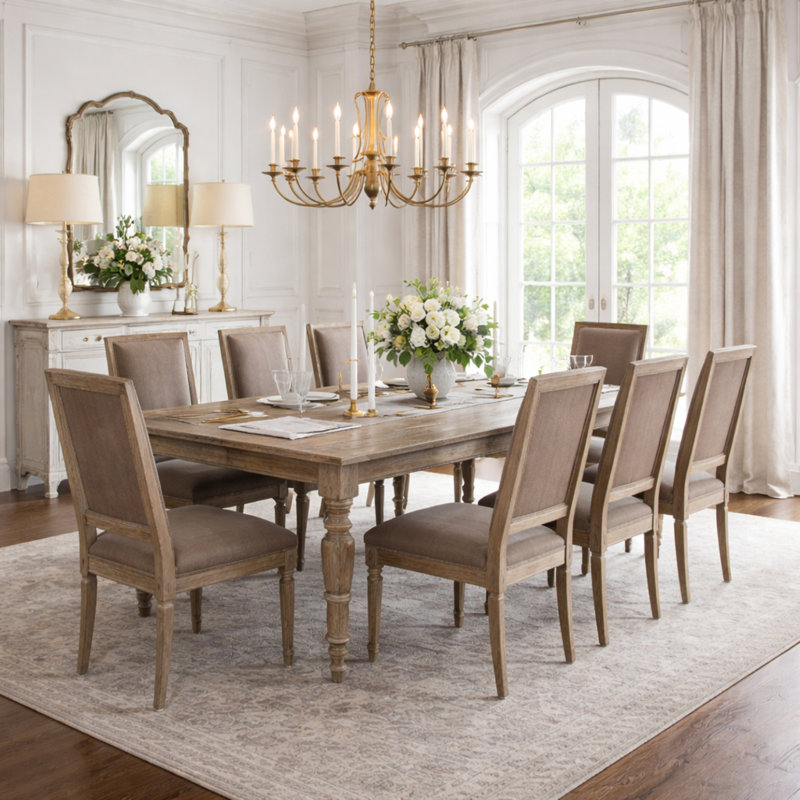 Chaise d'appoint Louis, Brun