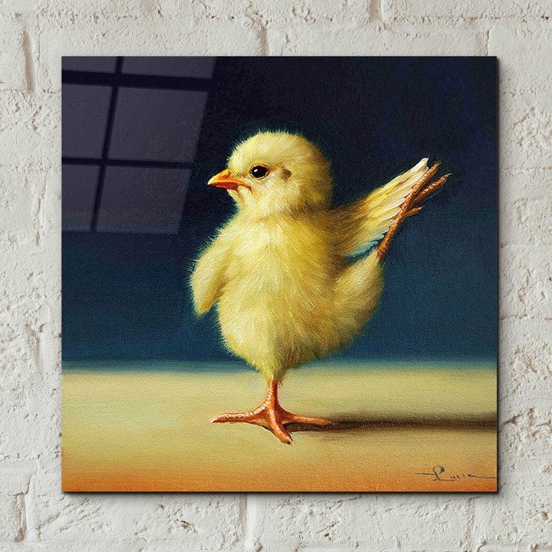 «Yoga Chick Dancer II» par Lucia Heffernan, H 12 po x l 12 po x P 0,13 po