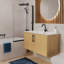 Ensemble de meuble-lavabo mural 36 po Bagoka-1177144819-1177144719-1177237110
