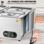 Chauffe-plat commercial commercial avec plateau 4 * 8 pte de bain Marie