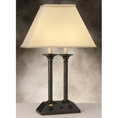 Abbro USB Bedside Table Lamp