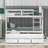 Tanvir Kids Twin Over Twin Bunk Bed with Trundle with Drawers-869780601