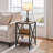 Wooden 3 Tier End Table with Storage-1453610659