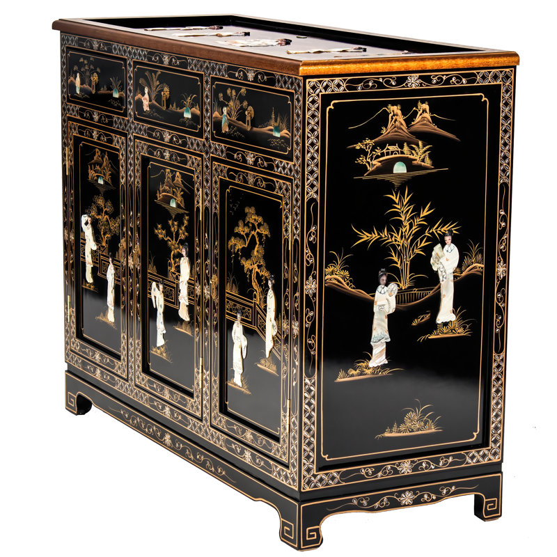 Black Lacquer Sideboard - Royal Ladies