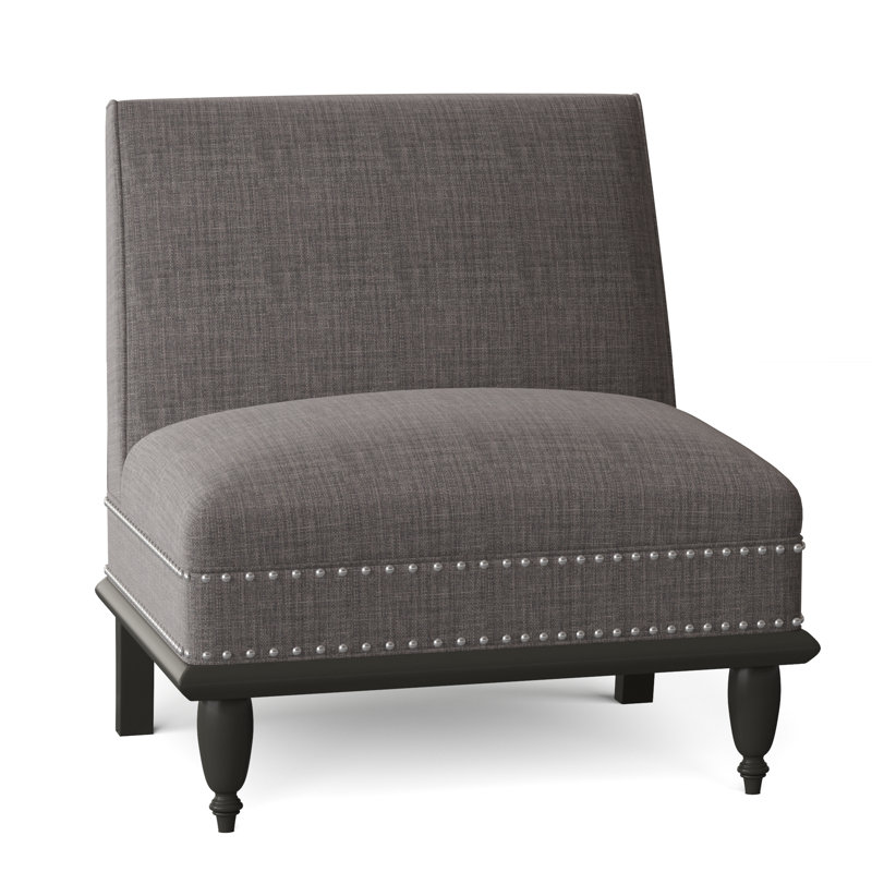 San Paulo Slipper Chair, Gray