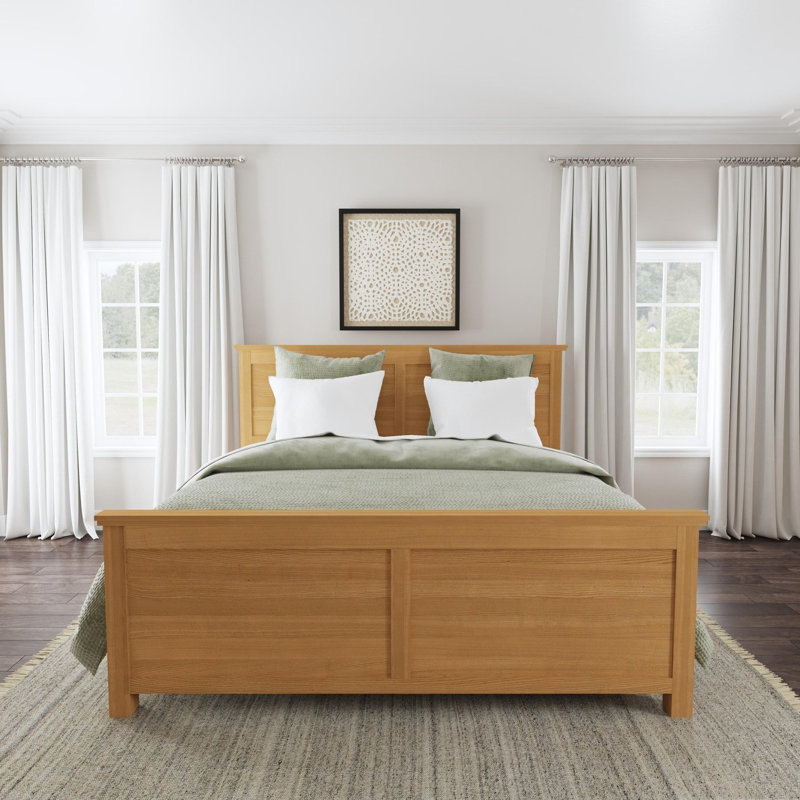 Egberto Standard Bed, King, Brown